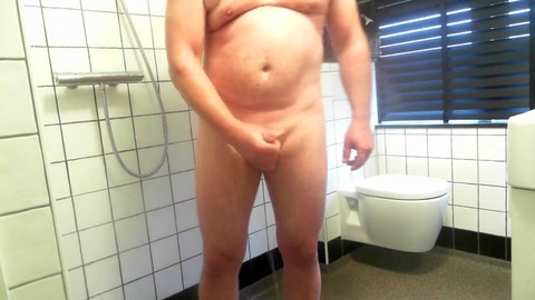 Taking a shower before jacking HD Gay movie
