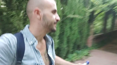 Gay outdoor, cruising, outside HD Gay movie
