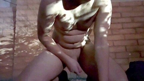 Gay public masturbation, masturbation, public HD Gay movie